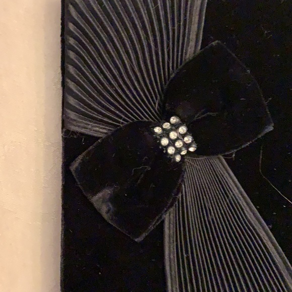 Black velvet evening bag - Picture 4 of 4